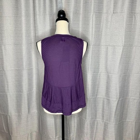 Under Armour Purple Loose Sleeveless Tank Top S - Picture 3 of 8